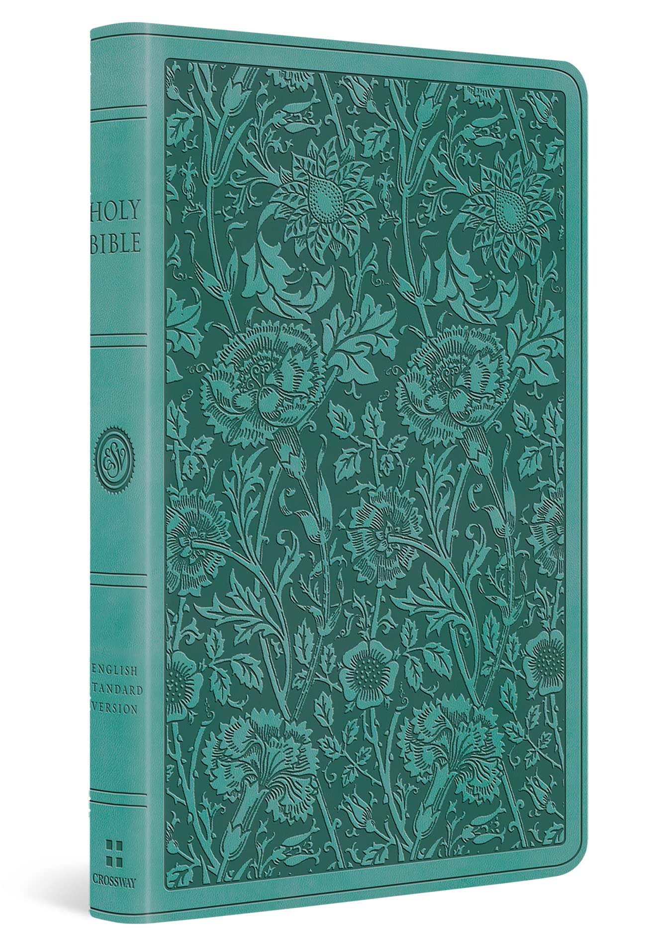 ESV Premium Gift Bible (TruTone, Teal, Floral Design): Holy