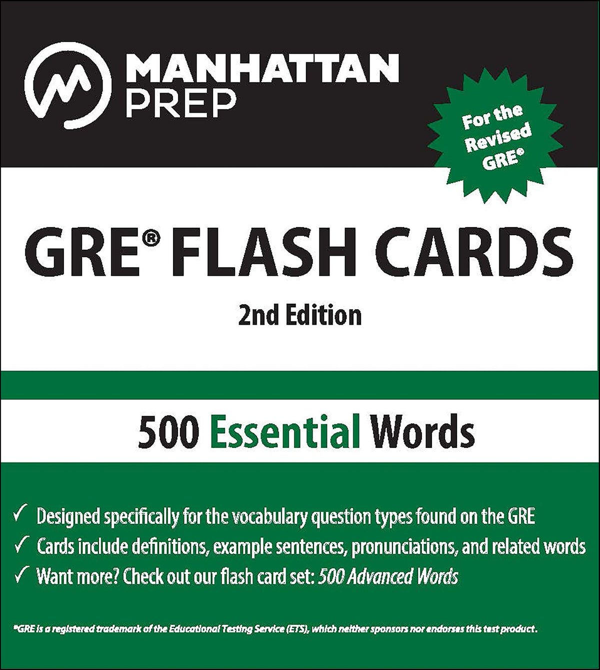 Manhattan Prep GRE: 500 Essential Words (Manhattan Prep GRE Strategy Guides)