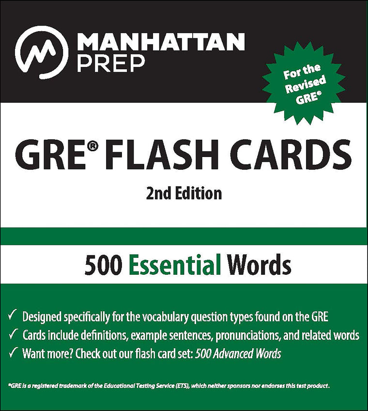 Manhattan Prep GRE: 500 Essential Words (Manhattan Prep GRE Strategy Guides)