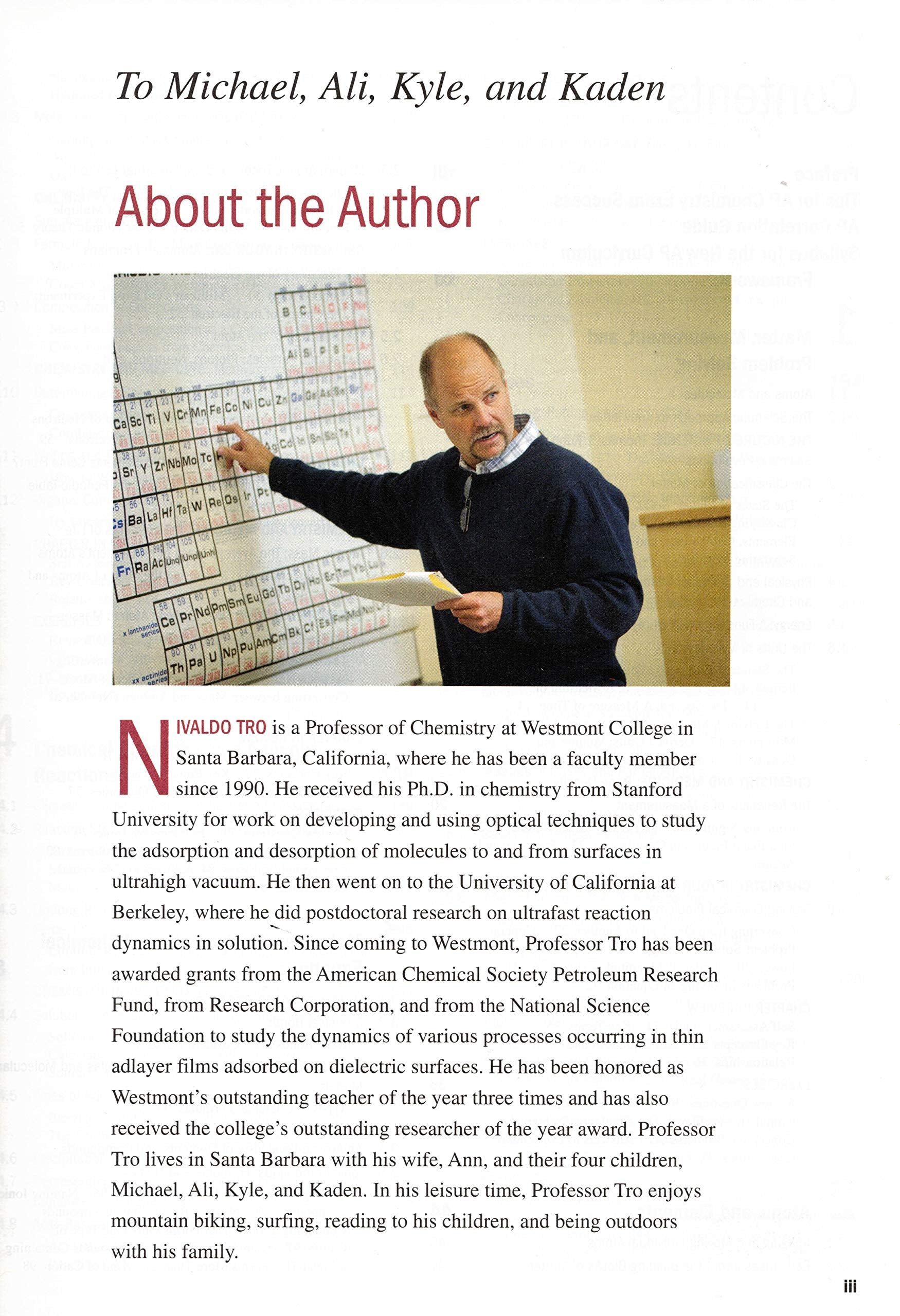 Chemistry a Molecular Approach