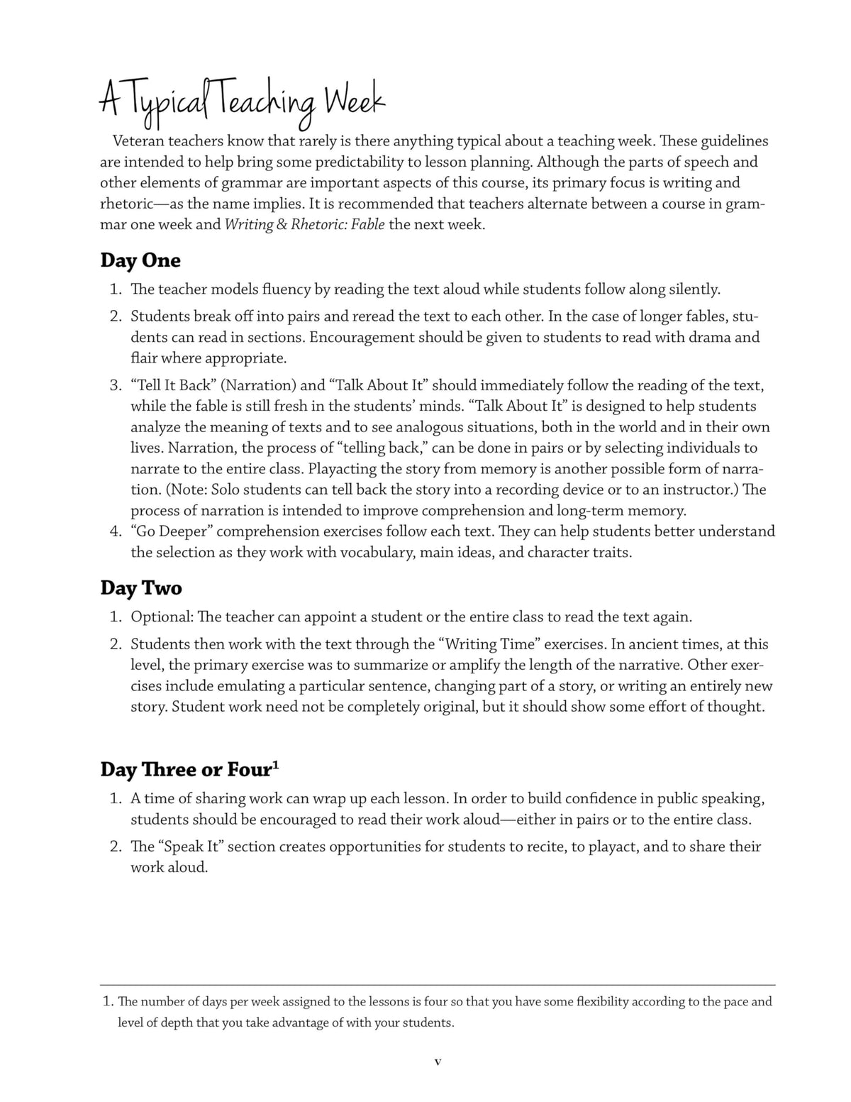 Writing & Rhetoric Book 1: Fable (Student Edition)