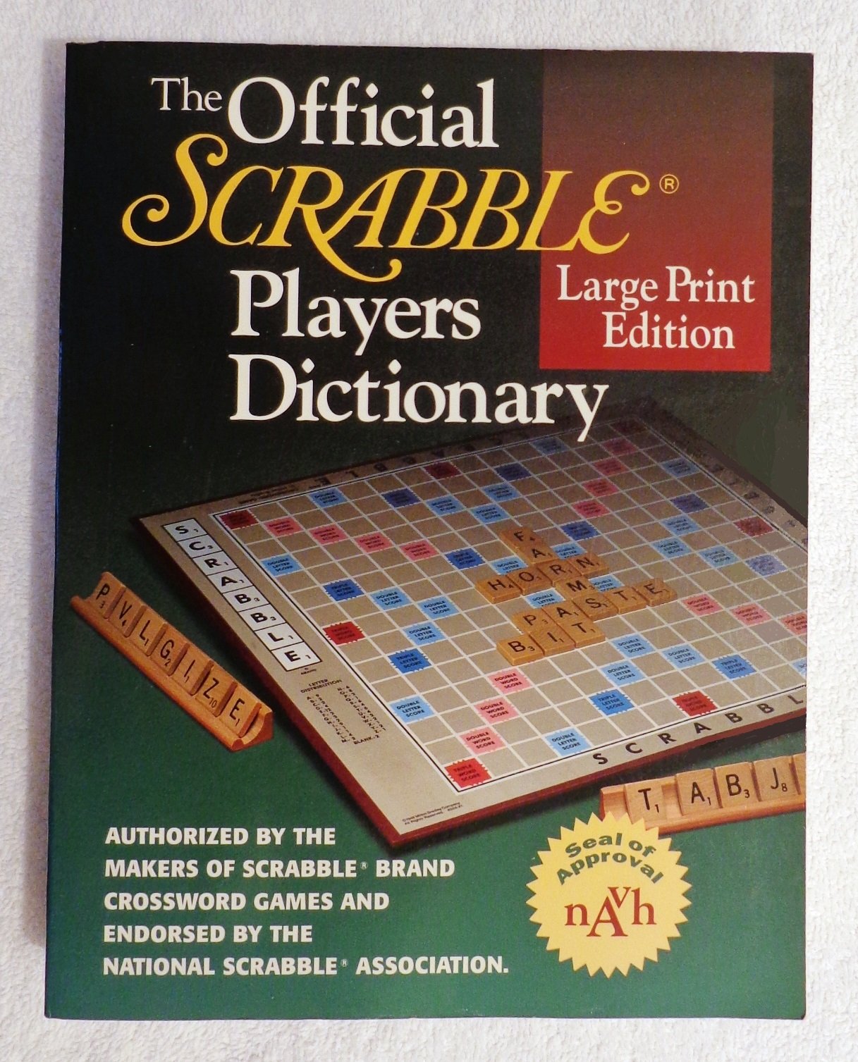 The Official SCRABBLE (r) Players Dictionary, Large Print Ed