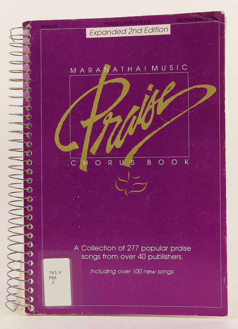 Maranatha Music Praise Chorus Book