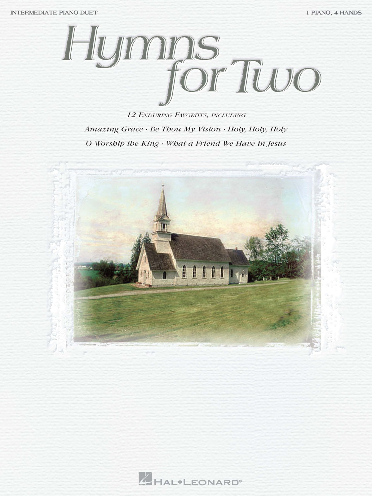 Hymns for Two - Intermediate Piano Duet  1 Piano, 4 Hands Sheet Music Songbook  12 Popular Hymn Arrangements  Hal Leonard Music Book for Church and Worship Pianists  Arranged by Carol Klose