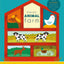 Friendly Animal Farm (Happy Fox Books) Interactive Board Book for Kids Ages 3-6 - Meet Farm Animals like Horses, Sheep, Chickens, Llamas, and More, with Sliders to Make Them Move