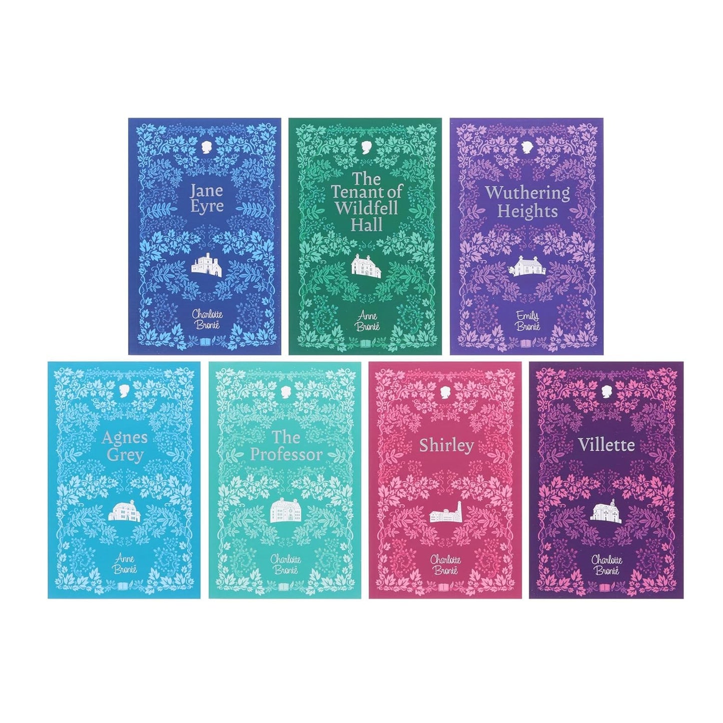 The Bront Sisters Complete 7 Books Collection Box Set by Anne Bronte (Villette, Jane Eyre, Tenant of Wildfell Hall, Shirley, The Professor, Wuthering Heights, Agnes Grey)