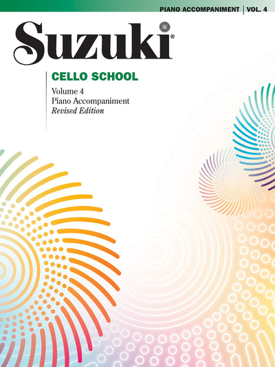 Suzuki Cello School, Vol 4: Piano Acc.