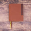 NIV, Journal the Word Bible (Perfect for Note-Taking), Large Print, Leathersoft, Brown, Red Letter, Comfort Print: Reflect, Take Notes, or Create Art Next to Your Favorite Verses