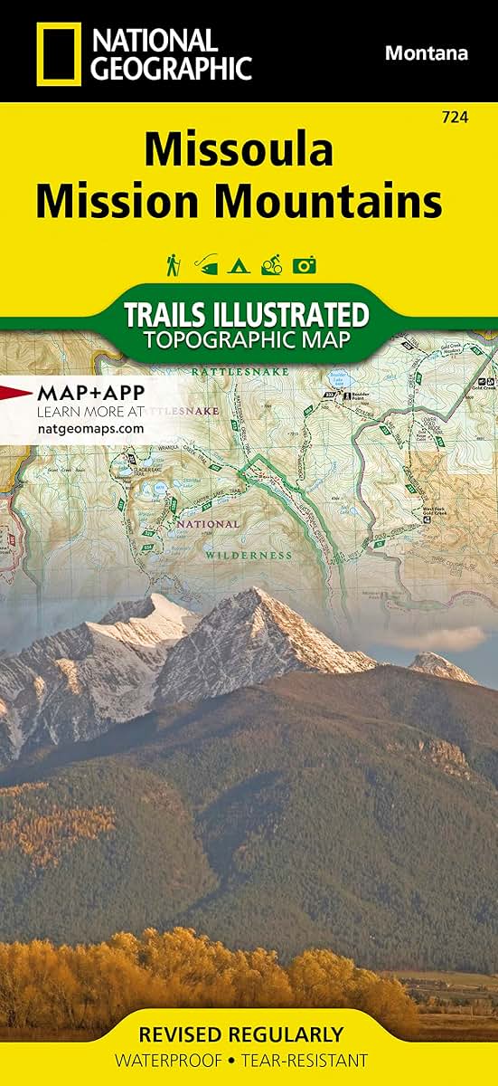 Missoula, Mission Mountains Map (National Geographic Trails Illustrated Map, 724)