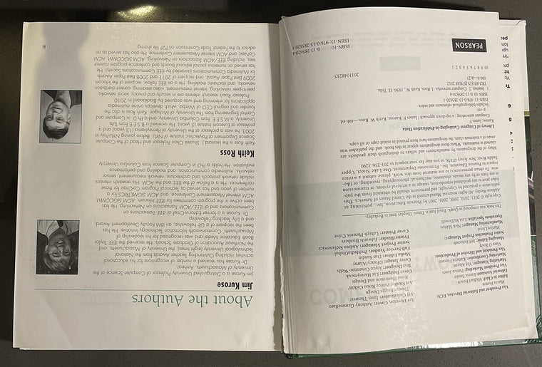 Computer Networking: A Top-Down Approach (6th Edition) — back cover