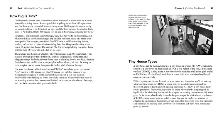 Tiny House Designing, Building and Living — back cover