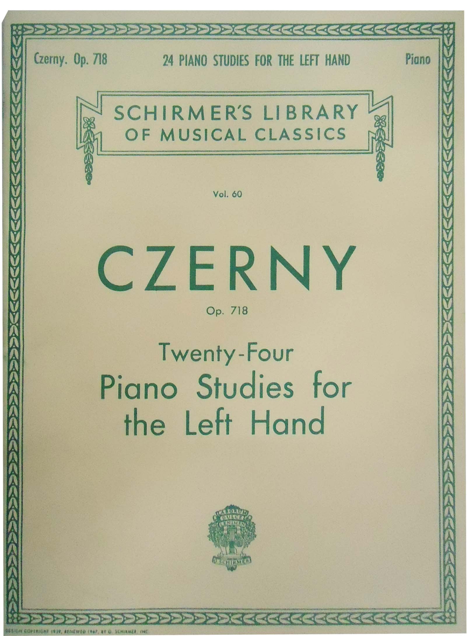 Czerny: Twenty-Four Piano Studies for the Left Hand, Op. 718
