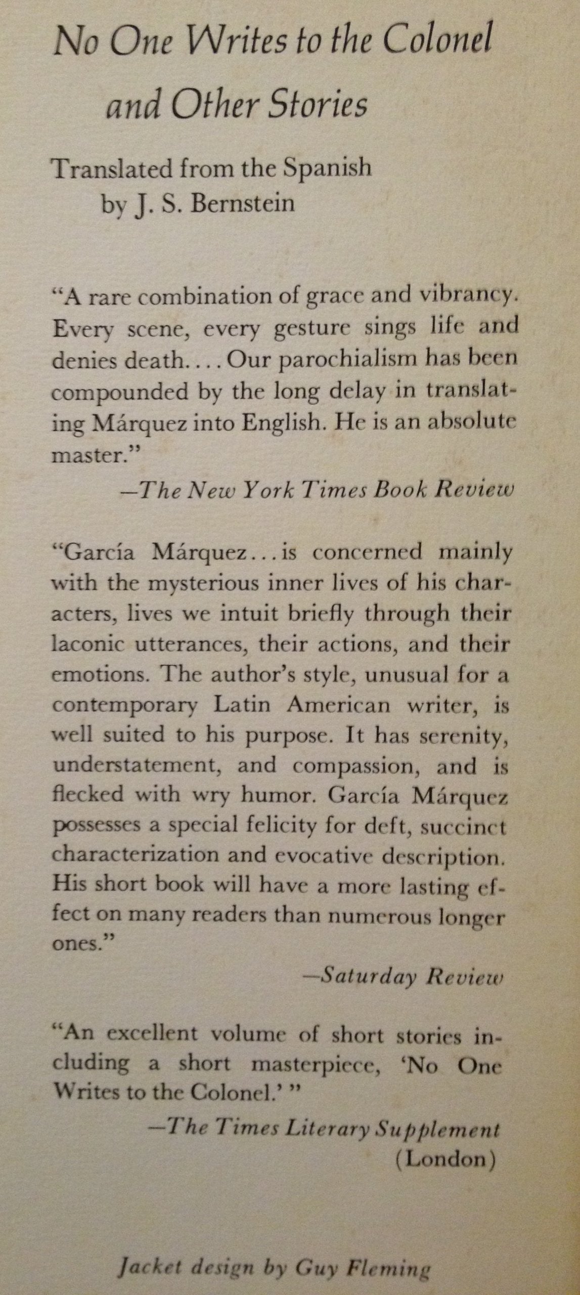 One Hundred Years of Solitude by Gabriel Garcia Marquez