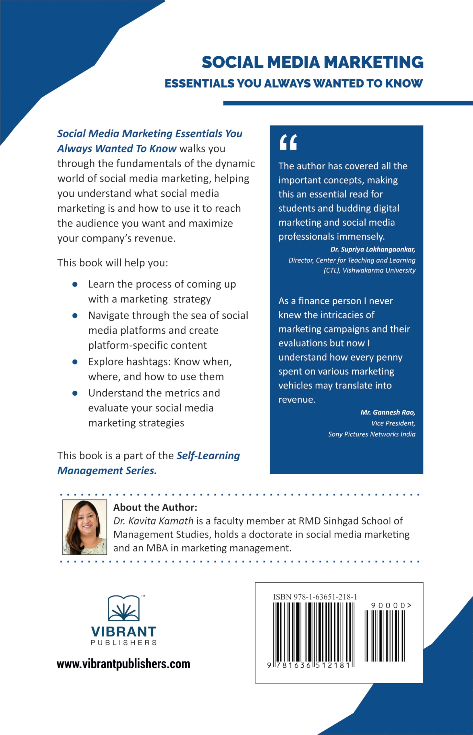 Social Media Marketing Essentials You Always Wanted To Know (Self-Learning Management Series)
