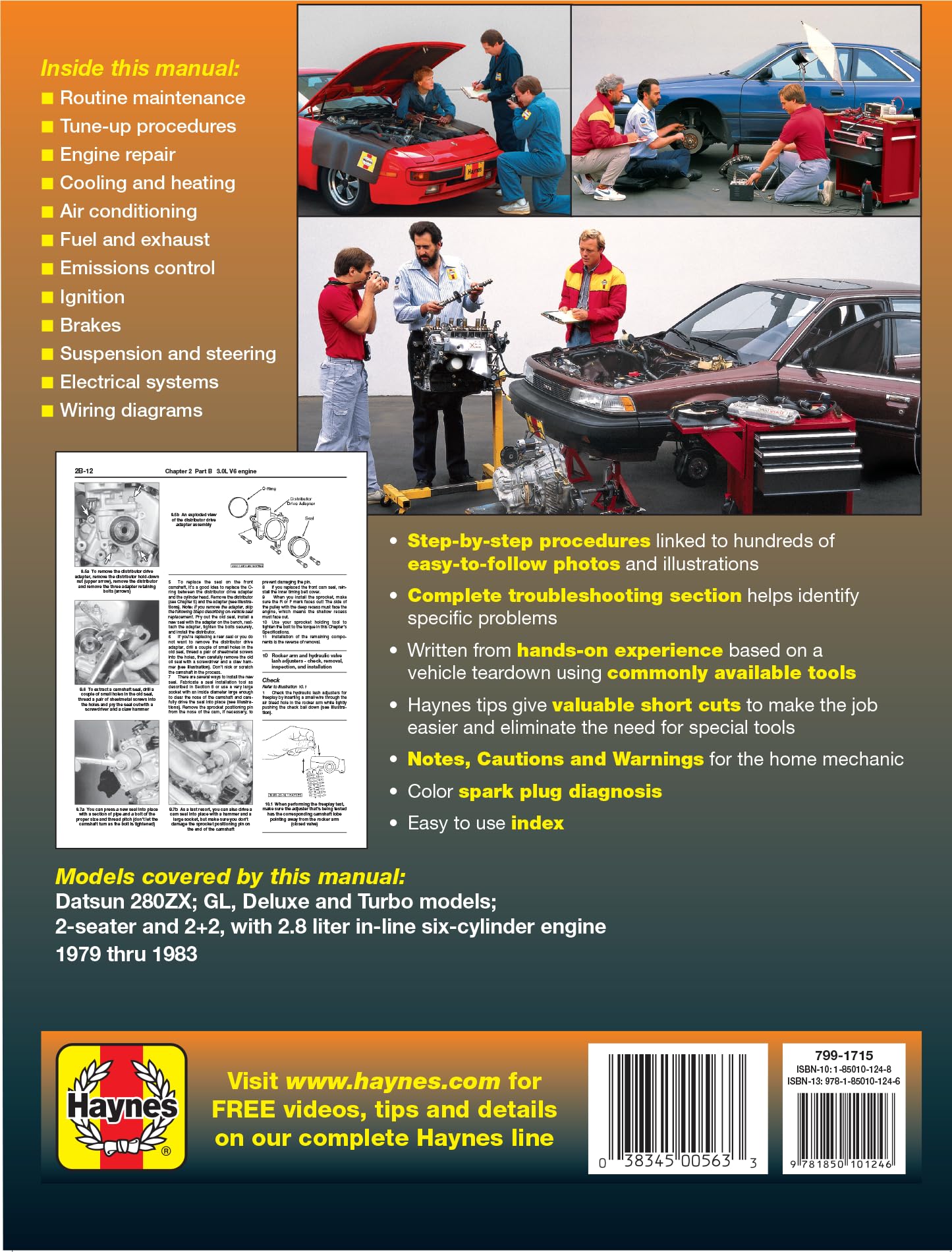 Datsun 280ZX (79-83) Haynes Repair Manual