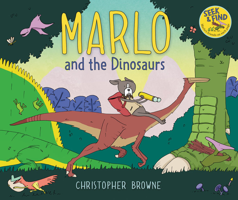 Marlo and the Dinosaurs: A Playful Seek-and-Find Adventure About a Rescue Pit Bull for Kids (Ages 4-8)