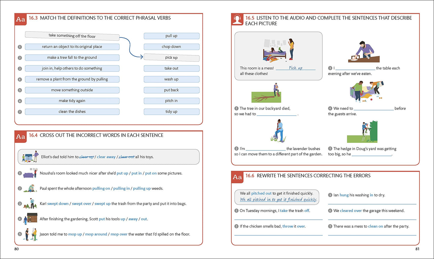 English for Everyone: Phrasal Verbs: An ESL Book of Over 1,000