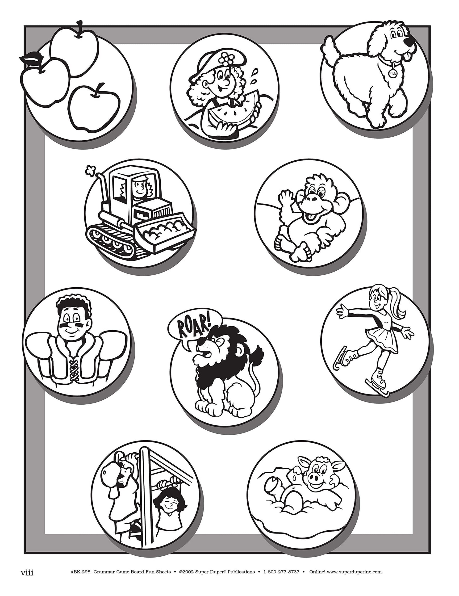 Super Duper Publications  Say and Do Grammar Game Board Fun Sheets  Educational Resource for Children