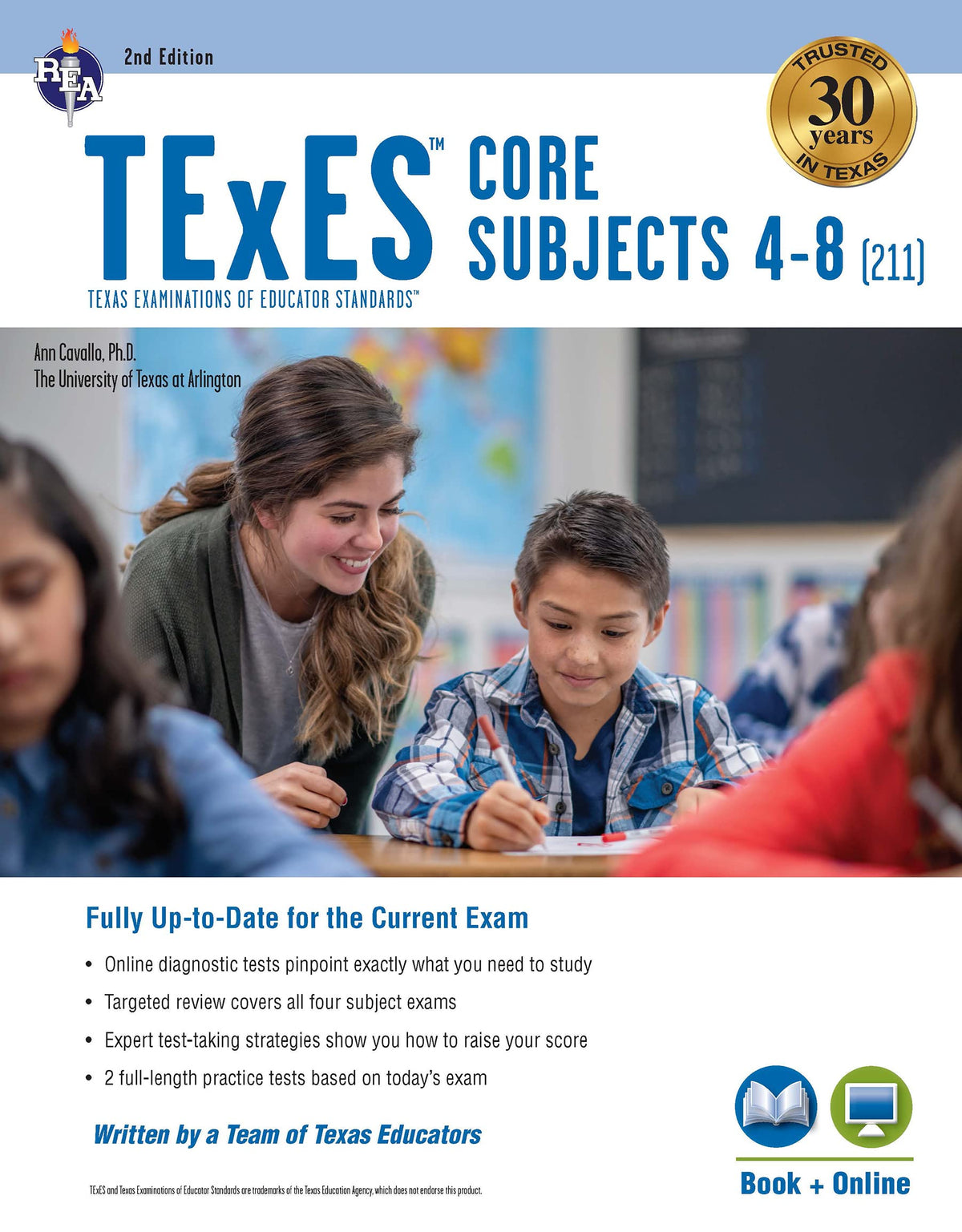 TExES Core Subjects 4-8 (211) Study Guide 2025-2026 (TExES Teacher Certification Test Prep)