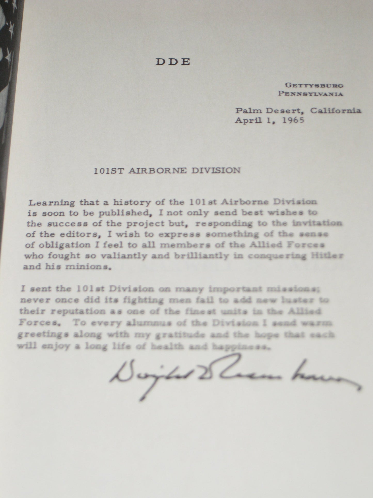 Rendezvous With Destiny: A History Of The 101st Airborne Division