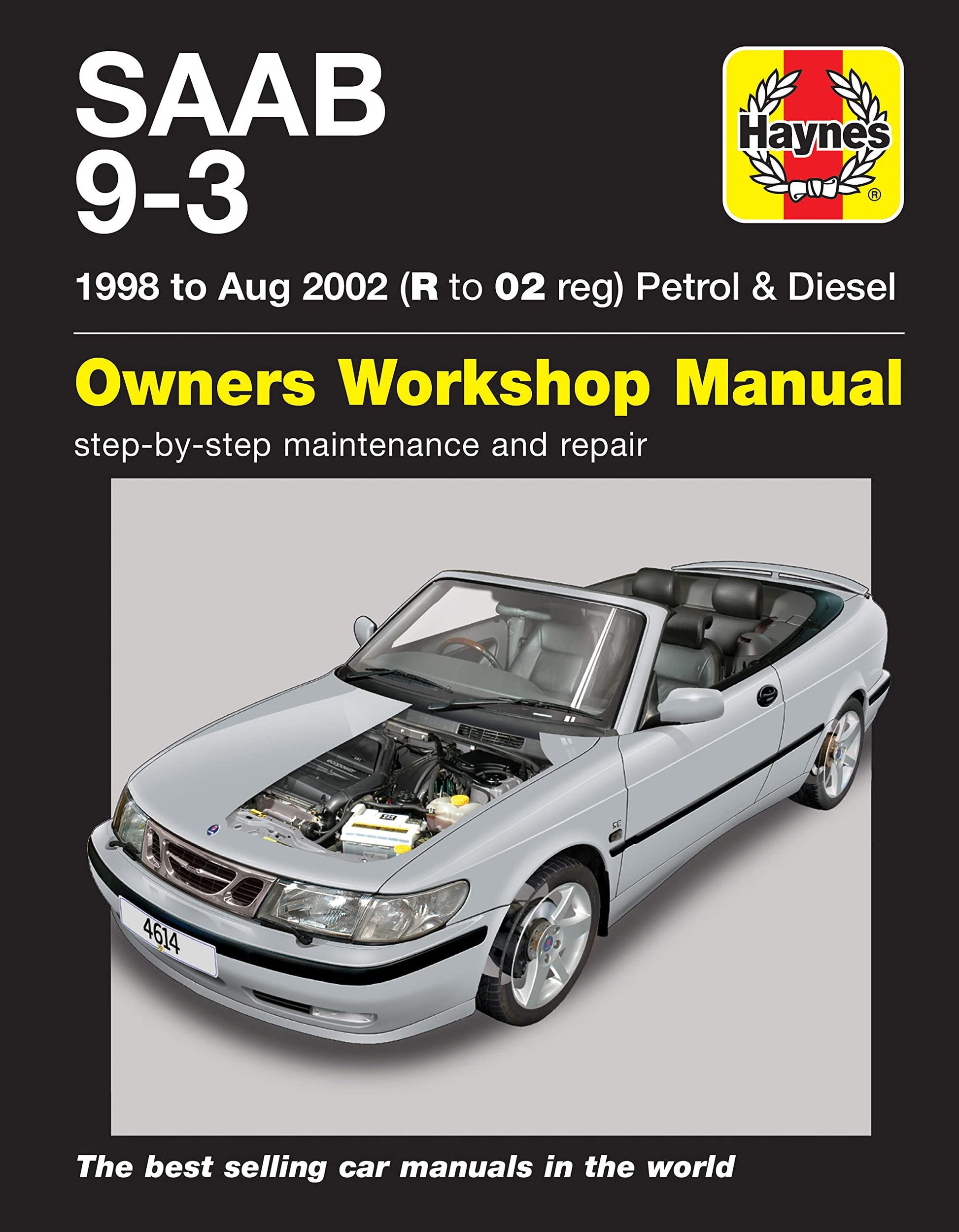 Saab 9-3 Petrol & Diesel (98 - Aug 02) Haynes Repair Manual (Paperback)