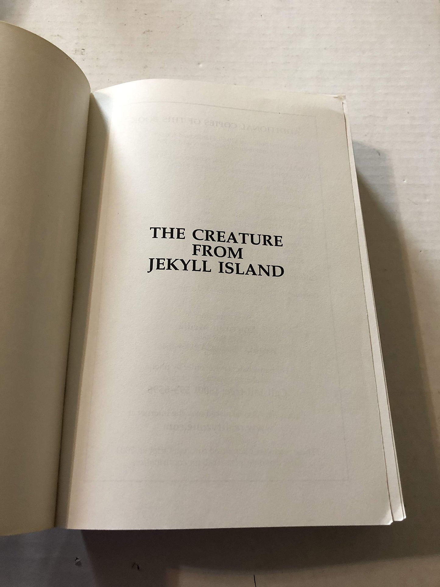 The Creature from Jekyll Island: A Second Look at the Federal Reserve