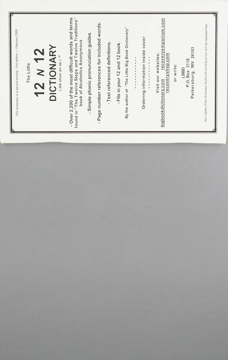 The Little 12 N 12 Dictionary (Regular Print)