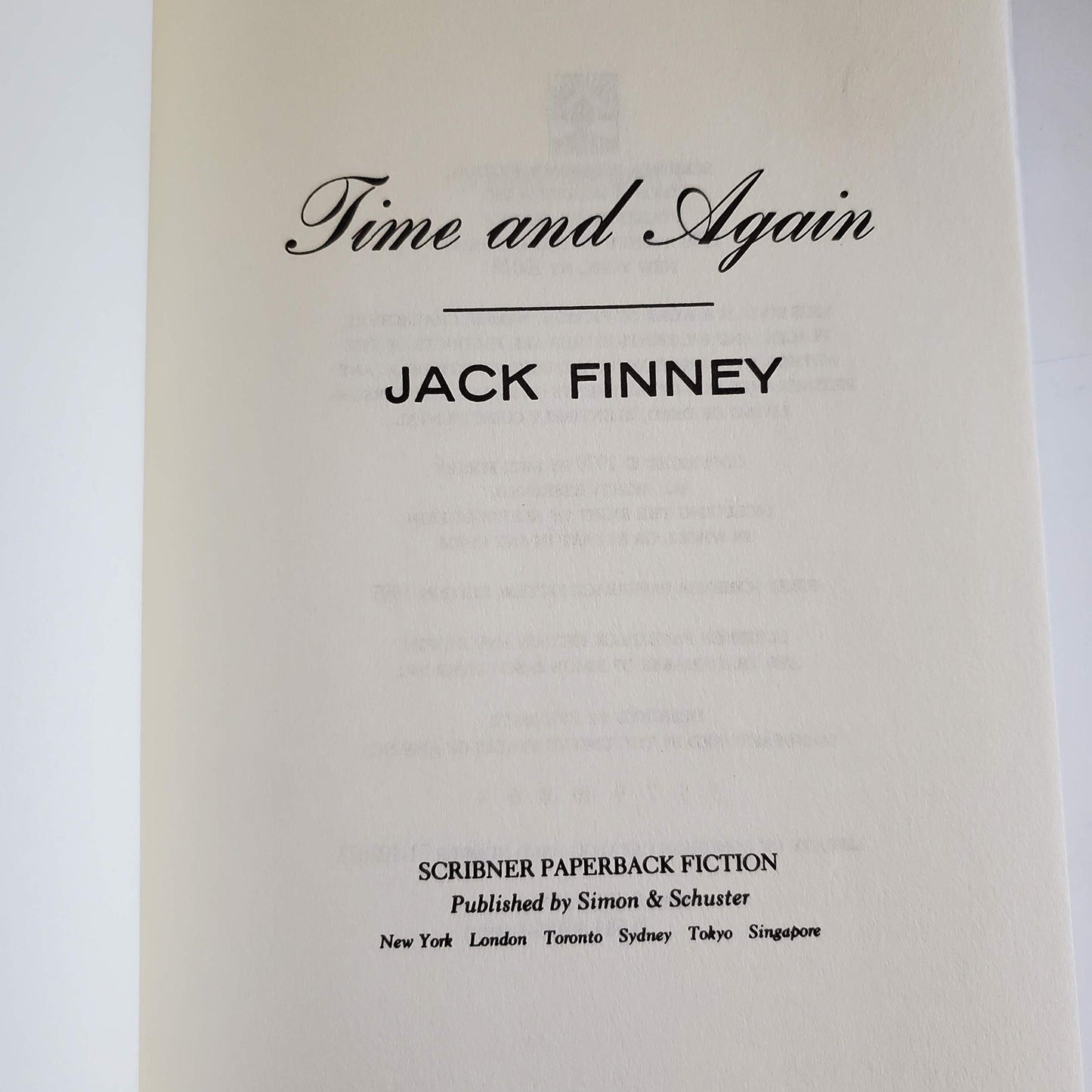 Time and Again
