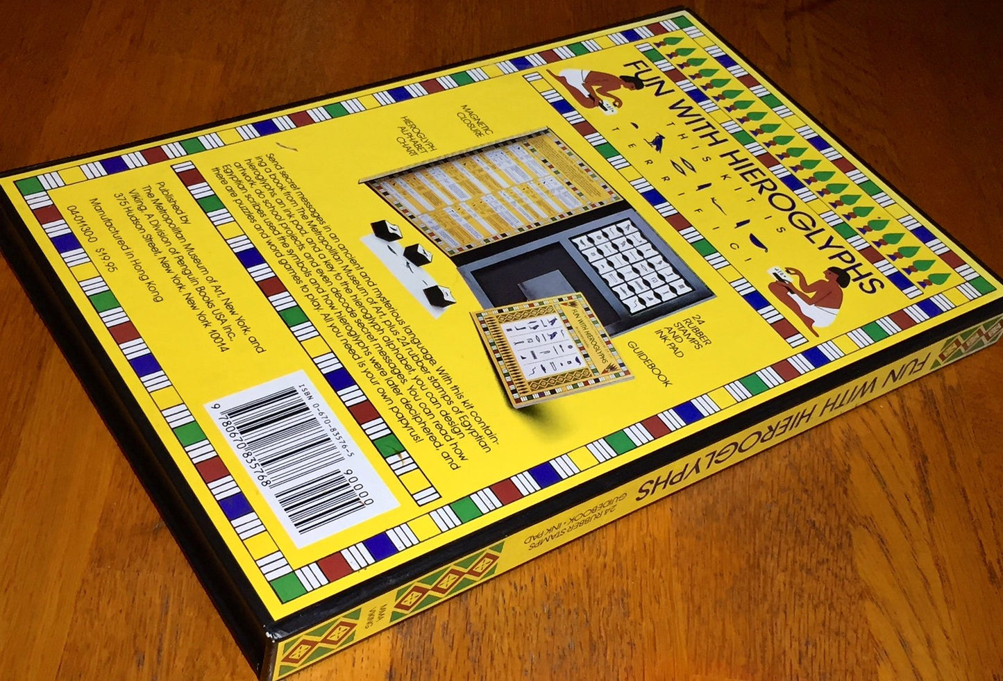 Fun with Hieroglyphs: 24 Rubber Stamps, Hieroglyph Guidebook