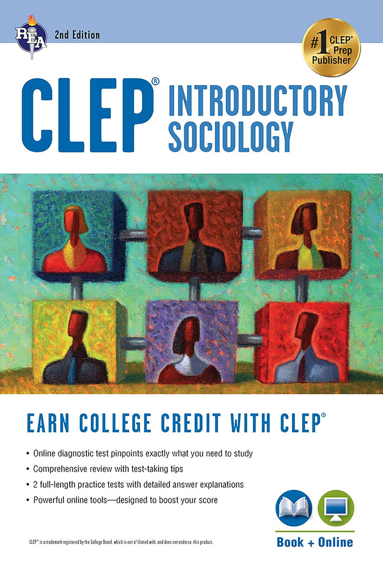 CLEP Introductory Sociology Book + Online (CLEP Test Preparation)
