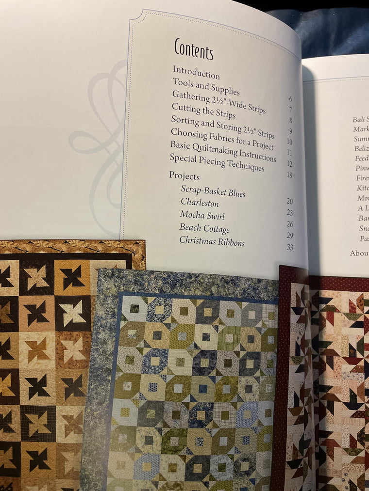 Scrap-Basket Surprises: 18 Quilts from 2 1/2" Strips — back cover