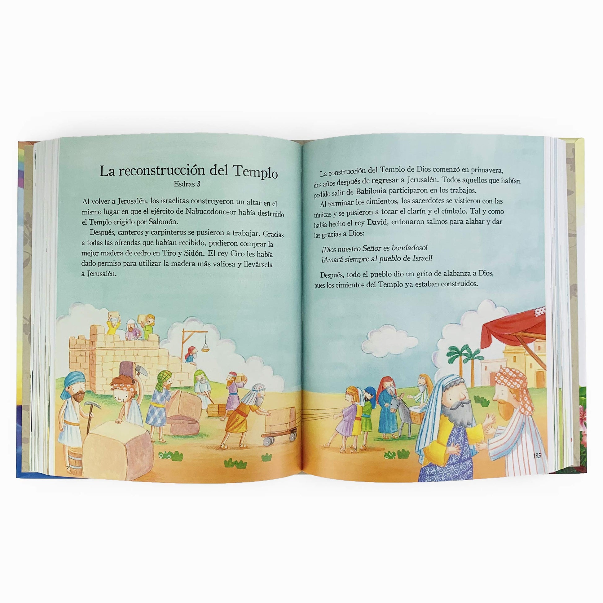 365 Historias de la Biblia y Oraciones / 365 Bible and Prayers Padded Treasury Guilded (Spanish Language), Ages 3-8 (en espaol) (Little Sunbeams) (Spanish Edition)