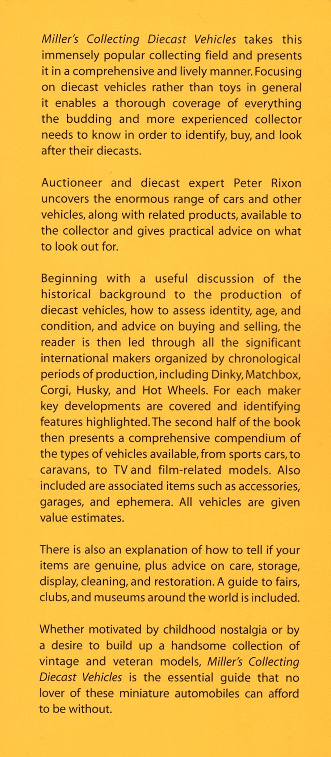 Miller's Collecting Diecast Vehicles (Miller's Collector's Guides)