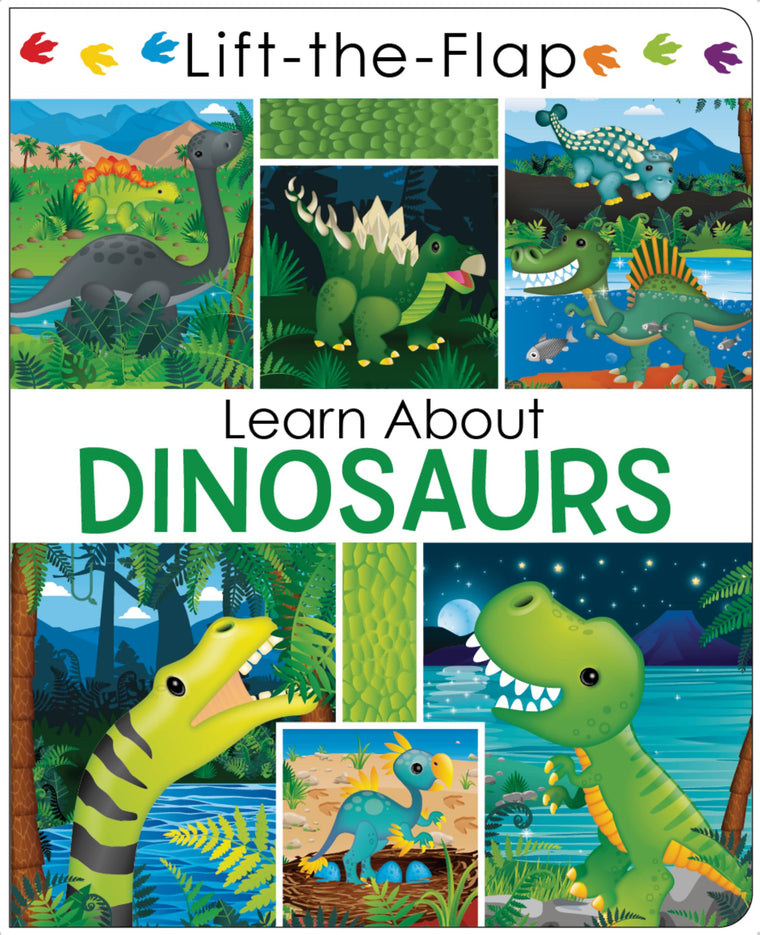 Learn About Dinosaurs - Lift the Flap Activity Kids Books - Childrens Books, Toddler Books