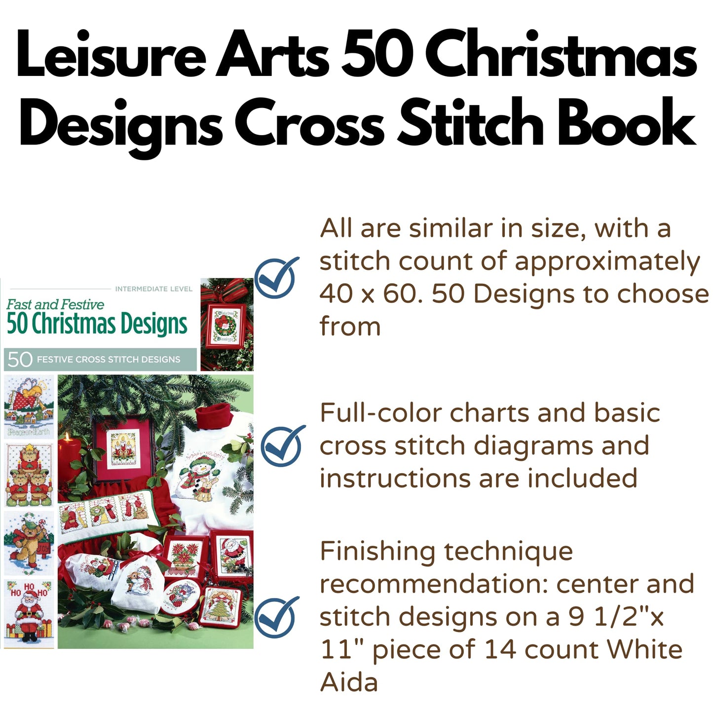 Fast & Festive, 50 Christmas Designs: Charming Cross Stitch