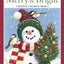 Merry & Bright Holiday Coloring Book (Design Originals) A Festive Christmas Coloring Wonderland of Snowmen, Ice Skates, and Quirky Critters on High-Quality Perforated Pages that Resist Bleed Through