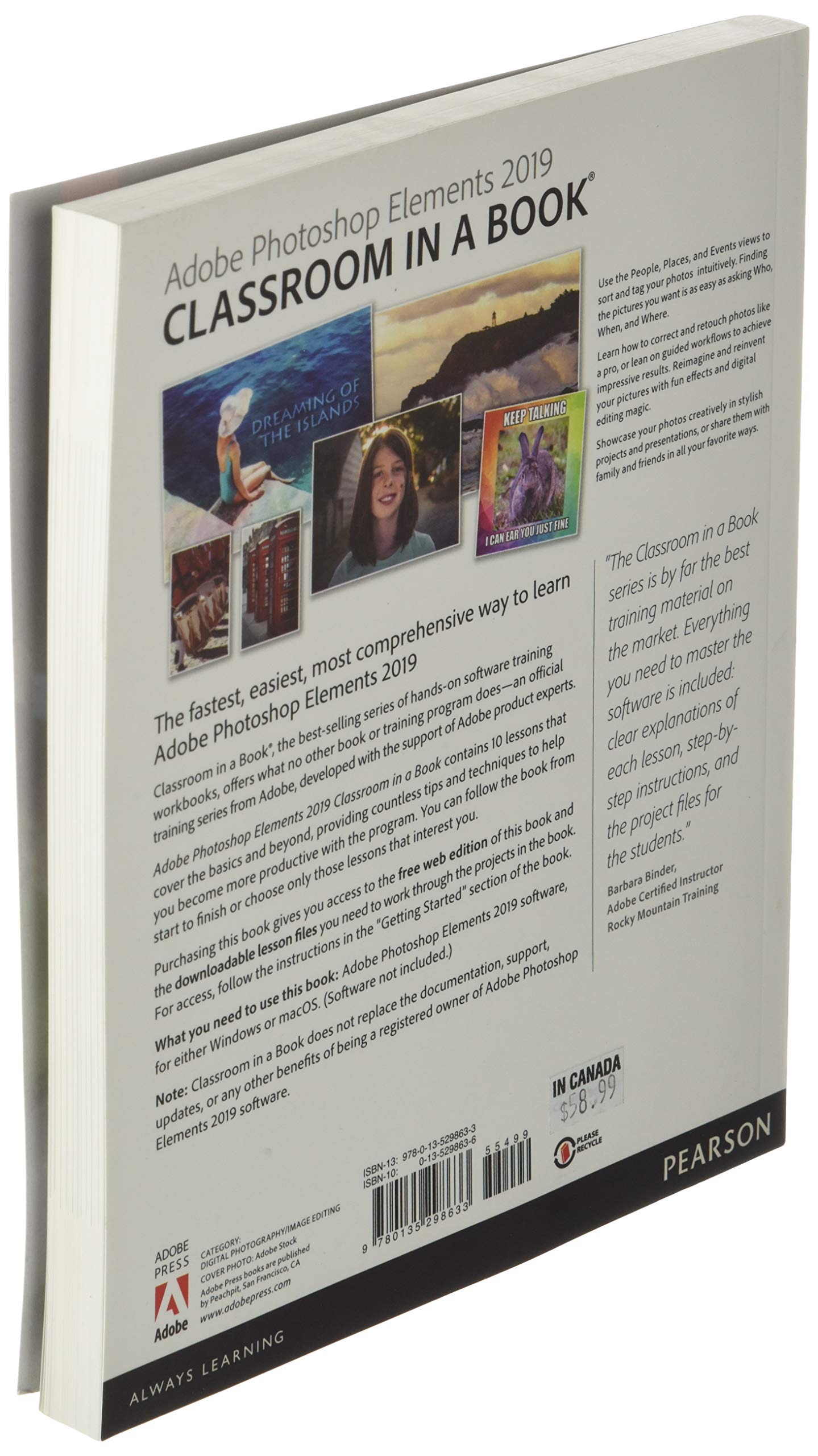 Adobe Photoshop Elements 2019 Classroom in a Book