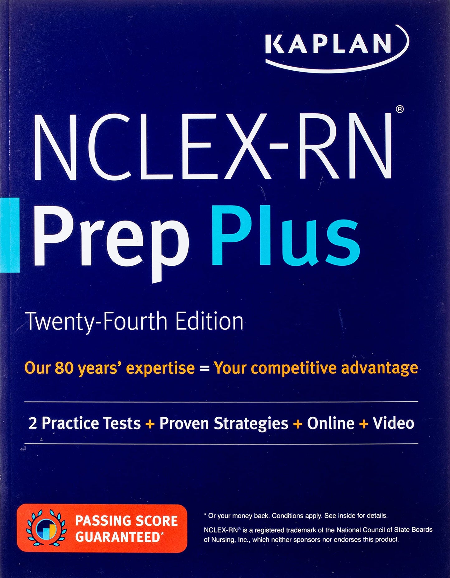 NCLEX-RN Prep Plus: 2 Practice Tests + Proven Strategies
