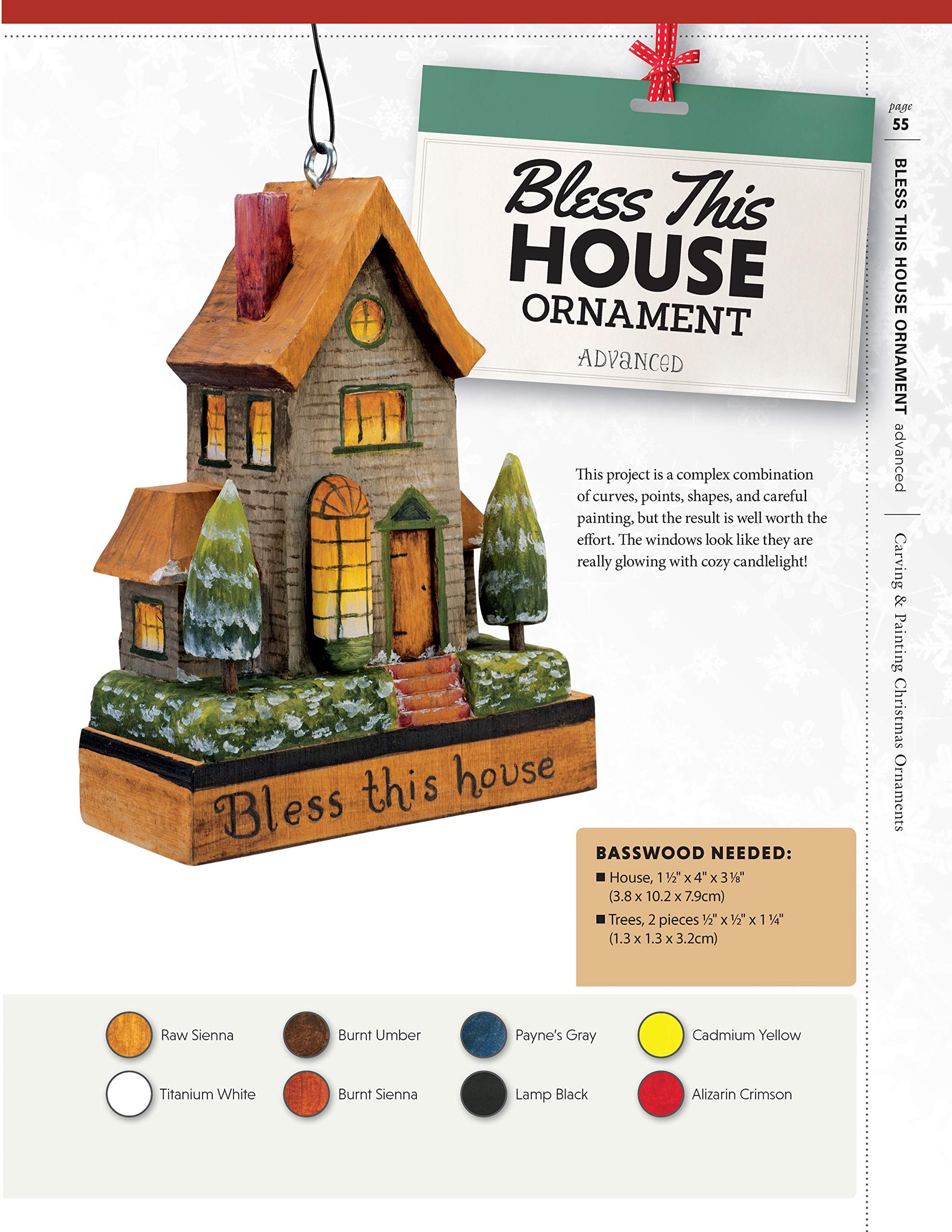 Carving & Painting Christmas Ornaments: Easy Techniques for 23 Patterns in Wood (Fox Chapel Publishing) Step-by-Step Projects for Beginner, Intermediate, and Advanced Carvers, plus Original Designs