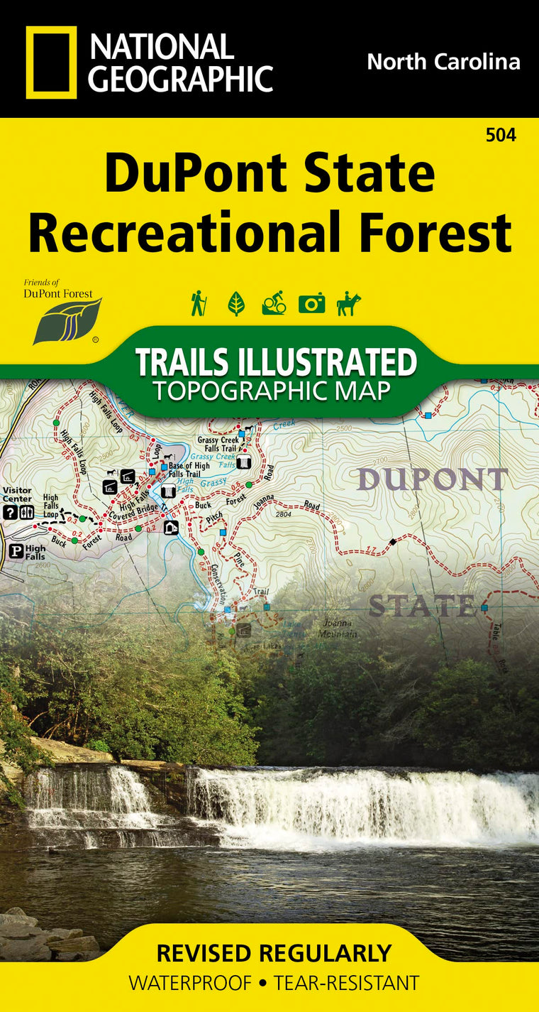 DuPont State Recreational Forest Map (National Geographic Trails Illustrated Map, 504)