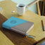NIV, Personal Size Bible, Large Print, Leathersoft, Teal/Gold, Red Letter, Thumb Indexed, Comfort Print