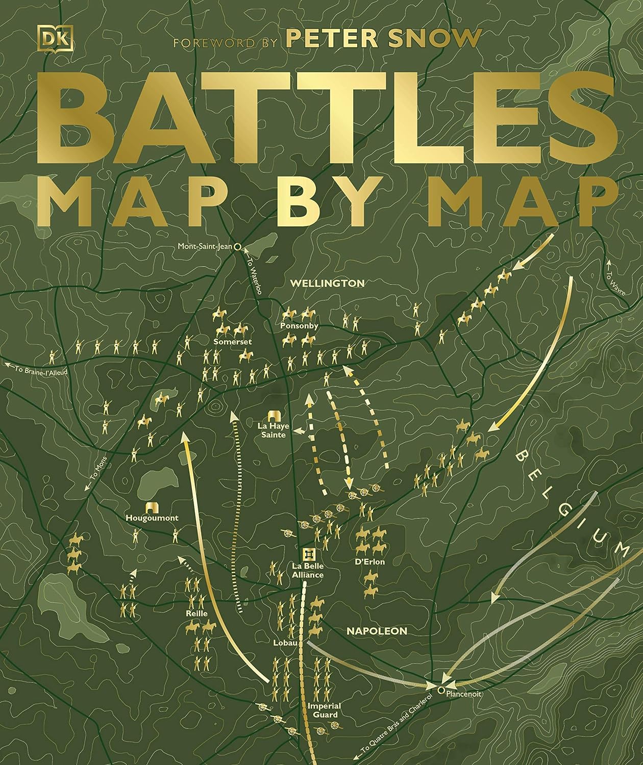 Map by Map Series 3 Books Collection Set (Battles, History of the World & World War II) DK