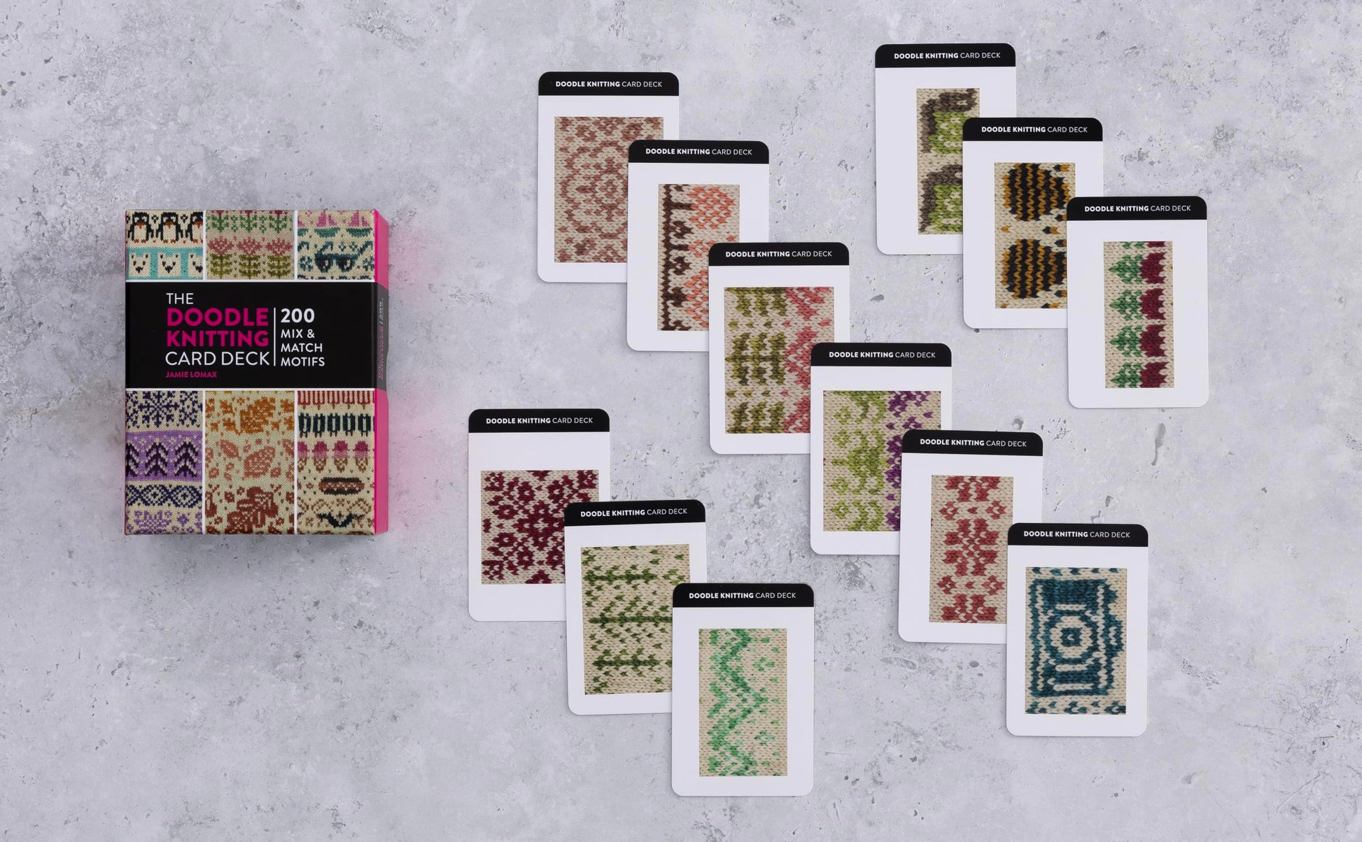 The Doodle Knitting Card Deck: 200 mix and match motifs