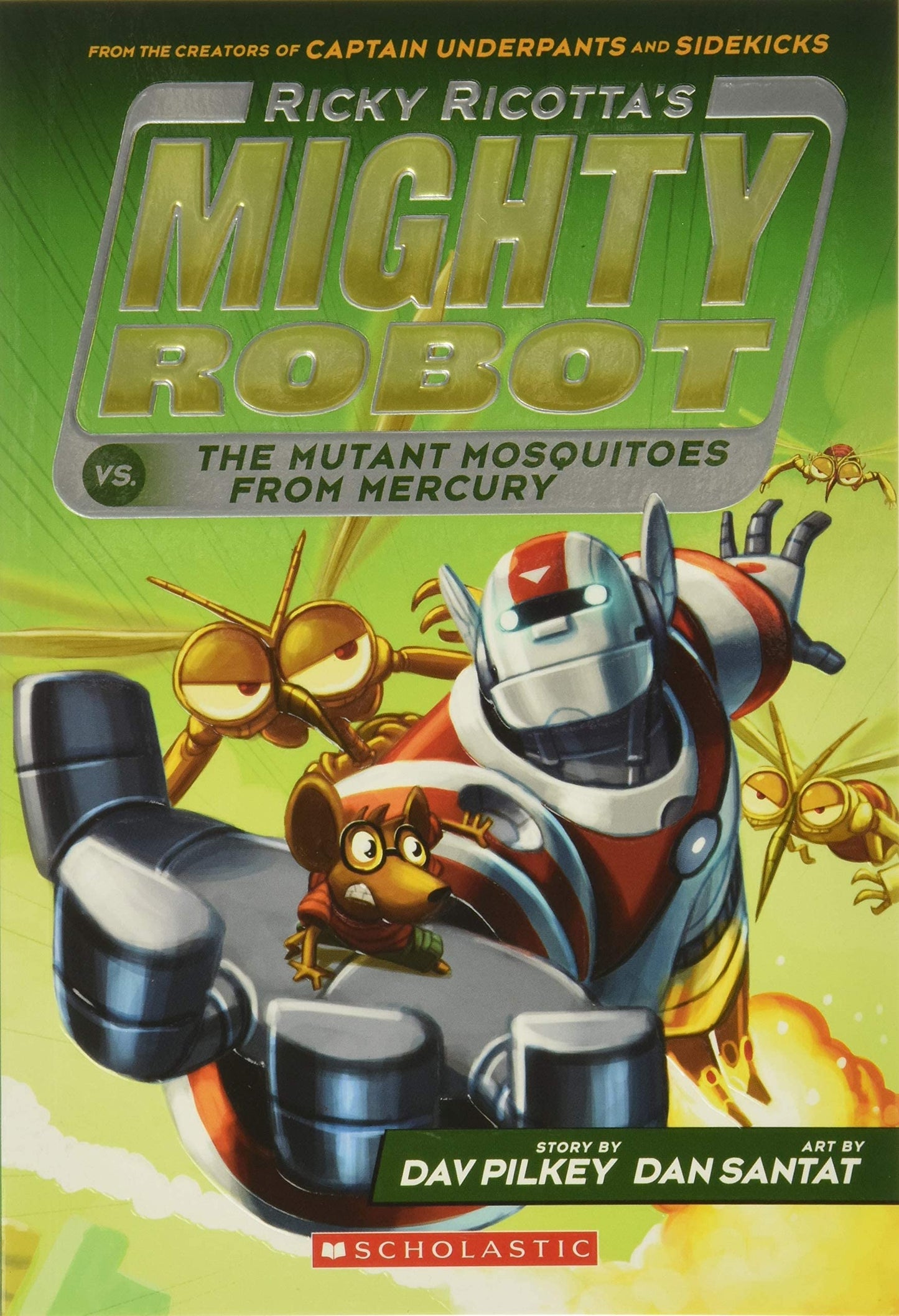 Ricky Ricotta's Mighty Robot Series 9 Books Collection Set By Dav Pilkey