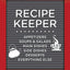 Small Recipe Binder - Recipe Keeper (Letterboard) - Write In Your Own Recipes