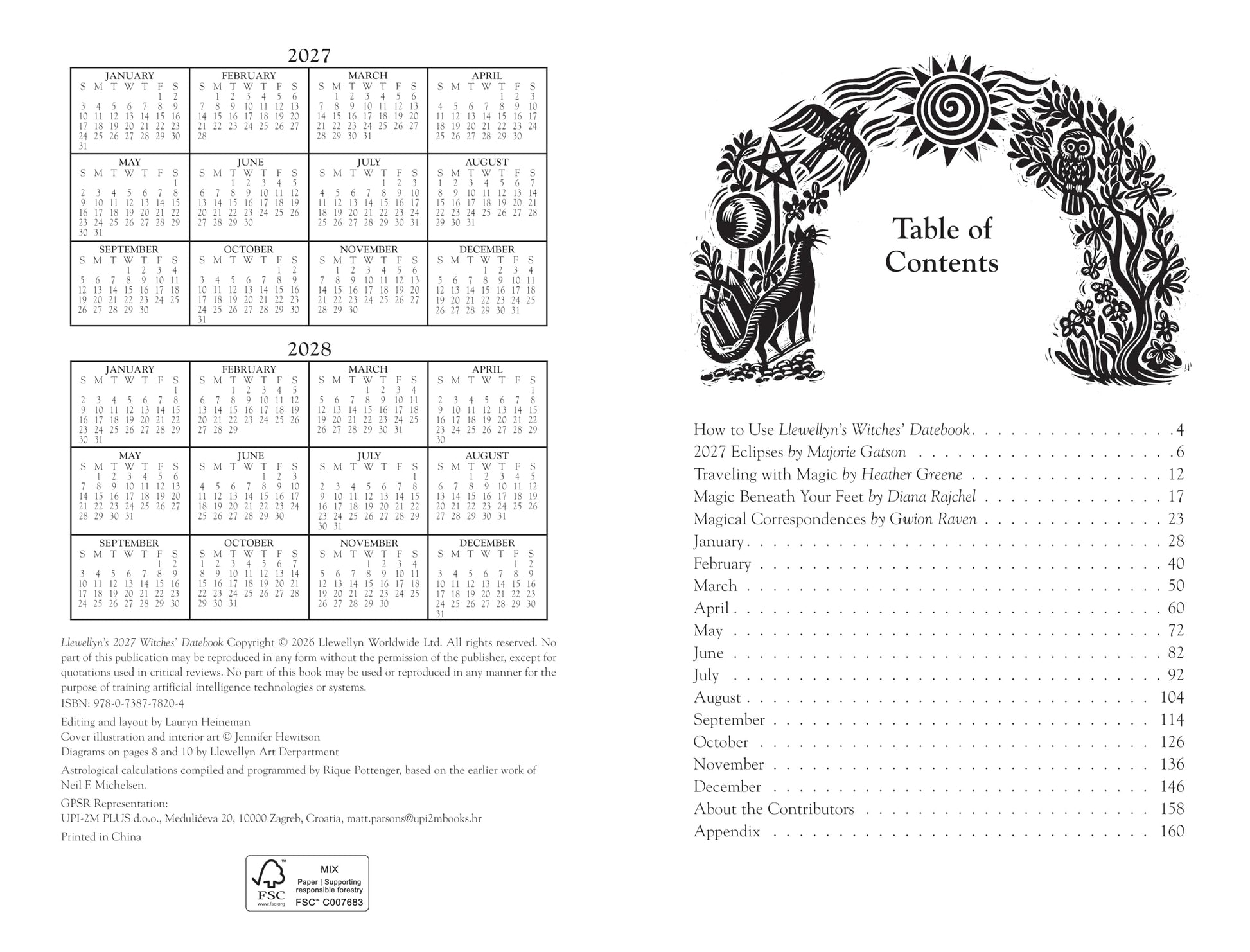 Llewellyn's 2027 Witches' Datebook (Llewellyn's 2027 Calendars, Almanacs & Datebooks, 16)