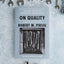 On Quality: An Inquiry into Excellence: Unpublished and Selected Writings