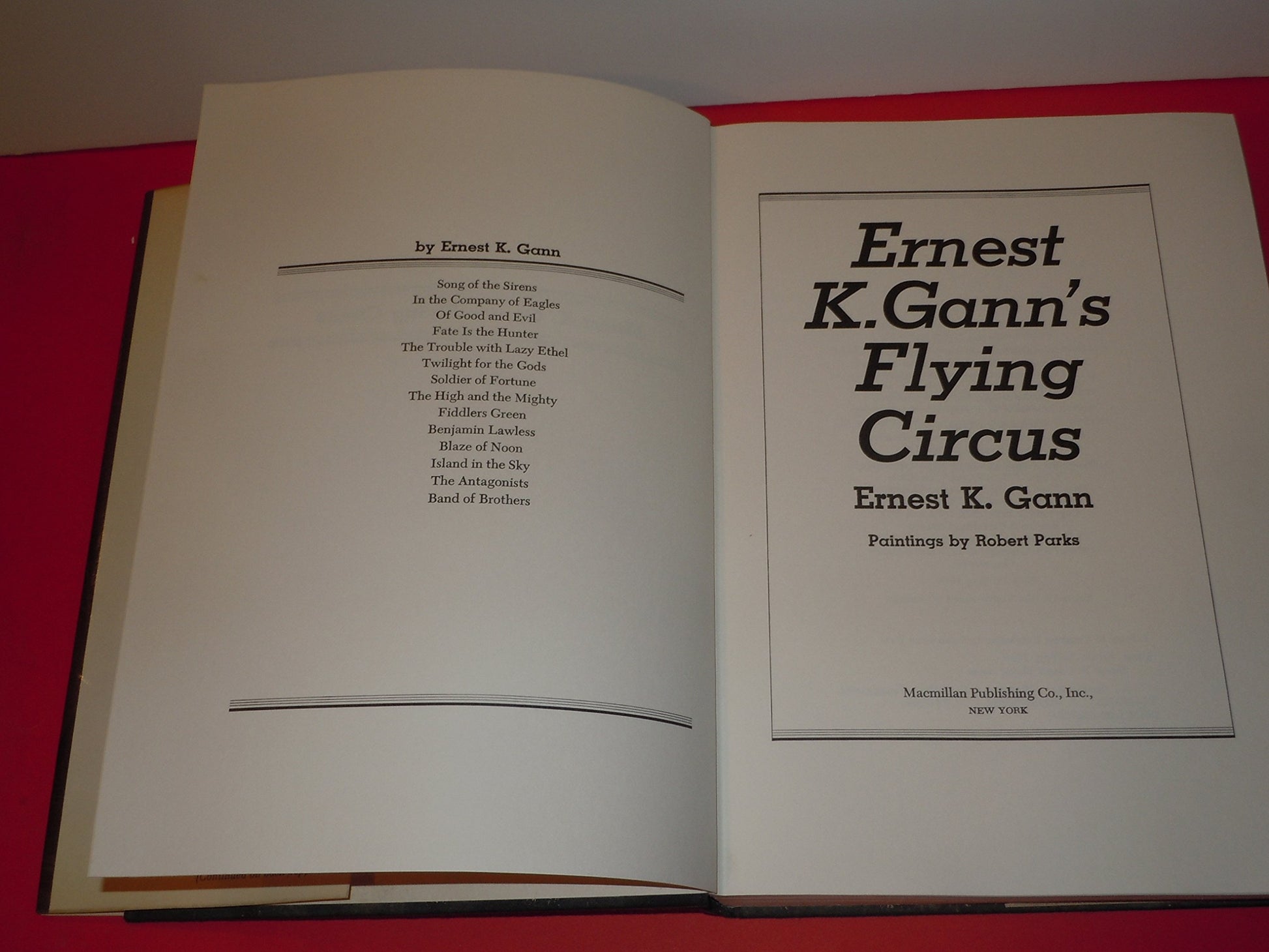 ERNEST K. GANN'S FLYING CIRCUS