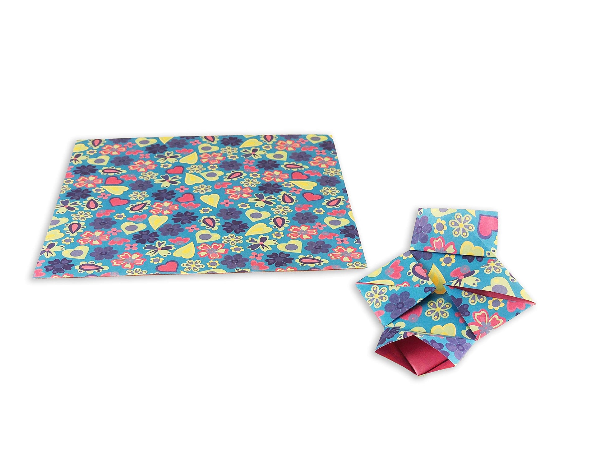 Origami Paper 100 sheets Hearts & Flowers 6" (15 cm): Tuttle Origami Paper: High-Quality Double-Sided Origami Sheets Printed with 12 Different Patterns: Instructions for 6 Projects Included