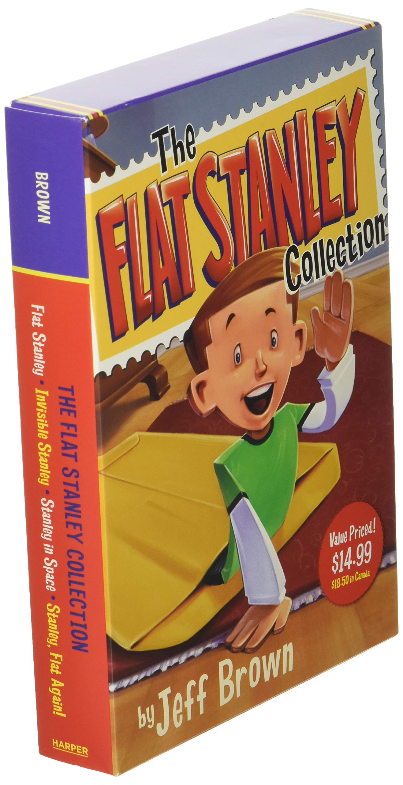 The Flat Stanley Collection Box Set: Flat Stanley, Invisible Stanley, Stanley in Space, and Stanley, Flat Again!